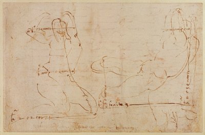 Study for River God by Michelangelo Buonarroti